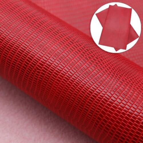 David accessories 20*33cm Snake Plain Color Bump Texture Synthetic Leather Faux Leather Sheets DIY Handmade Materials,1Yc10044