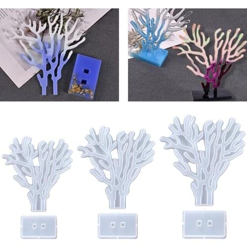 DIY Silicone Resin Casting Molds Clay Coral Silicone Mould Making Craft Tool