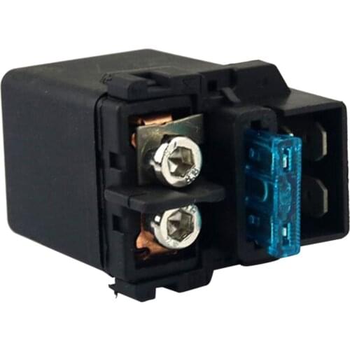 FZ16 Starter Relay Solenoid Voltage Starter Relay for Yamaha YS150 Motorcycle Accessories Parts Black
