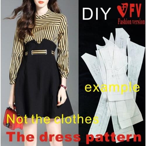 Clothing DIY pattern new ladies dress sewing physical drawings BLQ-361