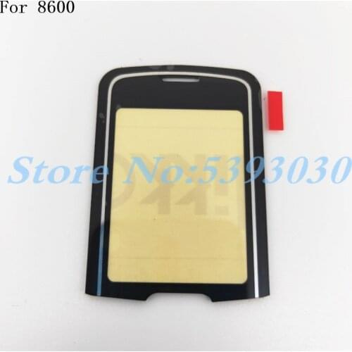New Mirror Display Screen Front Lens For Nokia 8600 Luna Black Color Repair parts