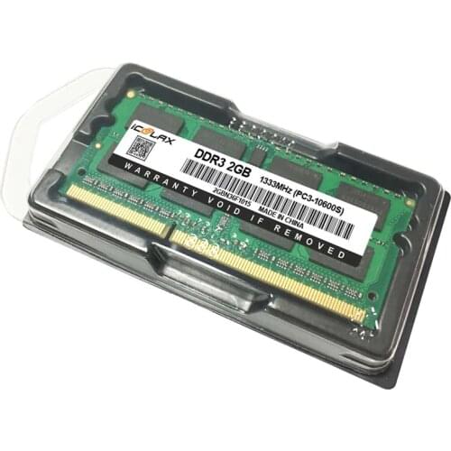 Icoolax Notebook Ram DDR3 2GB 1066MHZ 1333MHZ 1600MHZ 204PIN 1.35V Sodimm Laptop for Intel