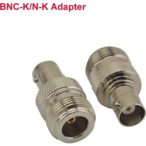 Adapter BNC-K(BNC Female)/N-K (N Female) jack RF connector straight for Two-way Radio