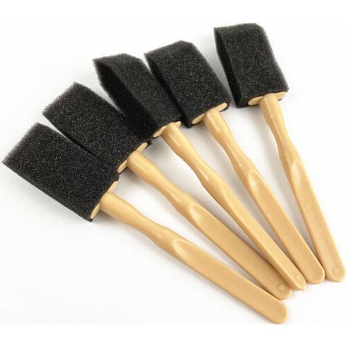 Lucullan Brand Mini Automotive Air Conditioner Vent Brush Car Grille Cleaner Auto Detailing Sponge Brush