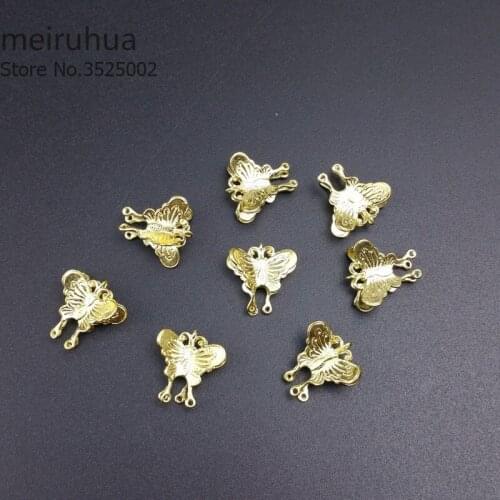 5pcs/lot 16x15mm brass connectors for earring accessories Jewelry DIY Components handmade