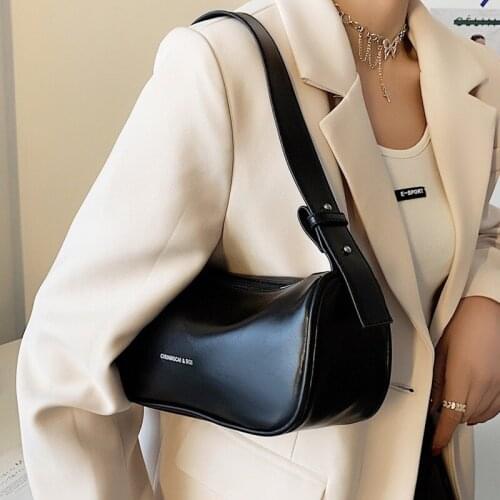 Korean Version of The Pure Color Simple Casual Handbags 2021 Popular New Fashion Messenger Bag Net Celebrity Wild Shoulder Bag