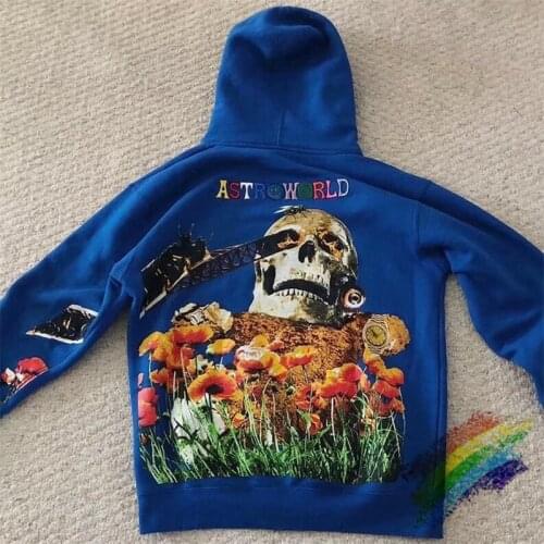 Travis Scott Governors Ball Astroworld Hoodie Women Men embroidery high Quality Thick Washed Do Old Mens Pullover