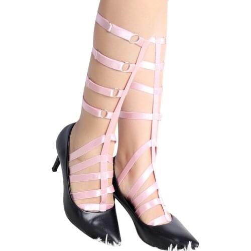 Harajuku Stocking Belt Goth Accessories Harness Women Thigh Bands Punk Goth Costume Bondage Elastic Garters Pole Dance