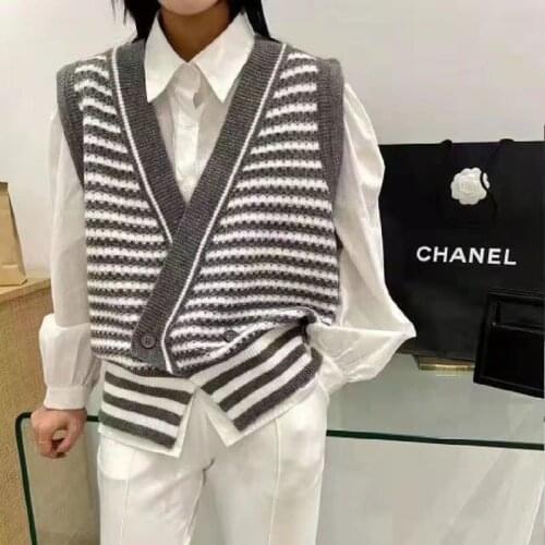 Women Short Cardigan Knitted Sweater Autumn Winter SleevelessV neck Jumper Cardigans Casual Streetwear Fashion Pull Femme Coat