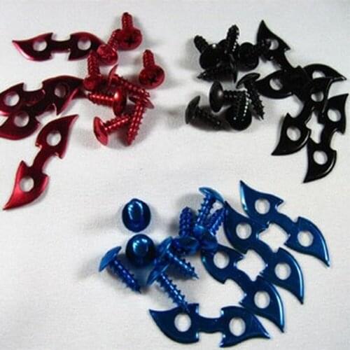 4set.For Motorcycle Tuning Parts Colored Screw Housing Screw Connection Piece Self-tapping Screws,Blue Red Black Yellow Purple