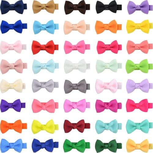 40 pcs / lot Samll Solid Hair Clips for Girls Kids lovely Hairpins Colorful Hairgrip 1.96 Inch /piece Hair Accessories Headwear