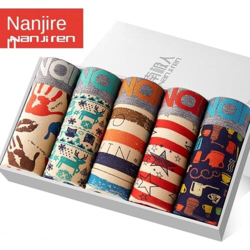 Brand 2/4/5 Pcs Antarctic Mens Underwear Mens Cotton Boxer Shorts Sexy Boxer Shorts Toe Mens Underwear Panties