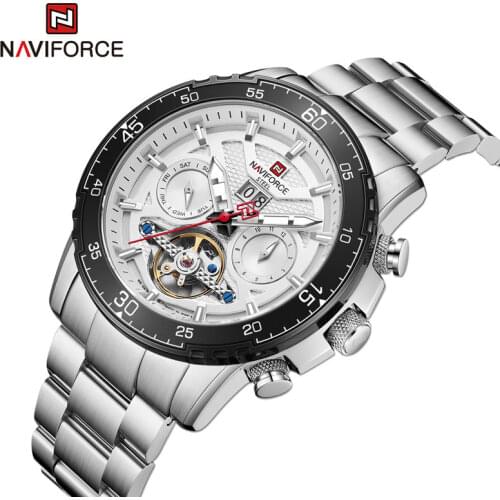 NAVIFORCE Automatic Men Watches Luxury Top Brand Mechanica Clock 100m Waterproof Shockproof Relogio Masculino Casual Wristwatch