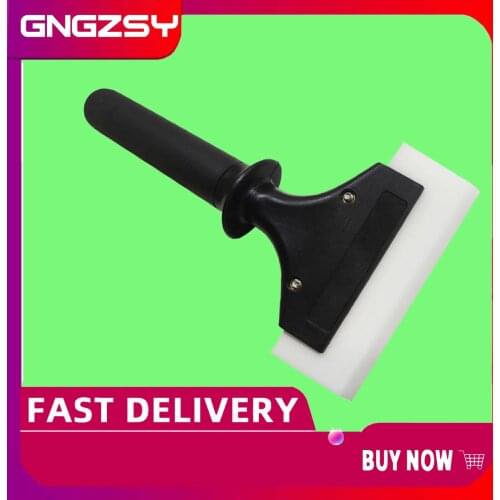 Long Handle Rubber Strip Extra Thicker Blade Window Squeegee Vinyl Car Wrap Tinting Tool Water Ice Scraper Cleaning Tool B32
