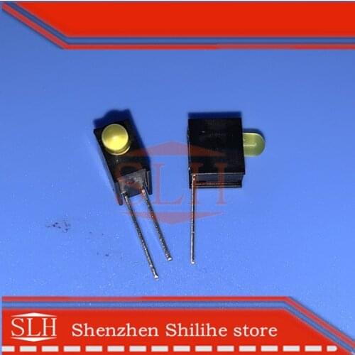 F3 3mm red hair with seat single hole LED light emitting tube 90 degrees bent 3mm green 3mm yellow