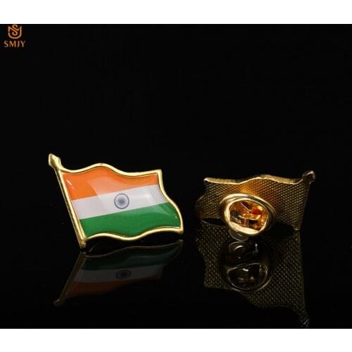 Asian Rare Commemorative Badge Indian Flag Brooch World Cup Country Representative Special Pin Jewelry Collection