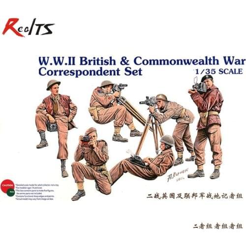 RealTS BRONCO CB35140 1/35 WWII British & Commonwealth War Correspondent Set