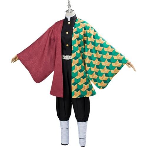 Demon Slayer Hepburn Kimetsu no Yaiba Tomioka Giyuu Cosplay Costume Outfit Men Women Halloween Carnival Cosplay Custom Made