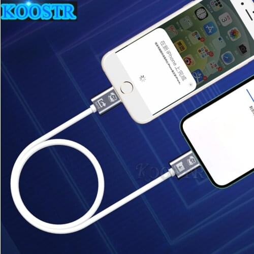 LTL01 Ios 12.4 Bliksem Bliksem Otg Adapter Kabel Voor Iphone 8 Xs 11 12 Promax Data Transfer Een Te-Een Directe Transmissie Lijn