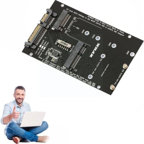 M.2 NGFF/Msata SSD to SATA III 3.0 Adapter Card For PC to M.2 2280 card Adapter III SATA Laptop (NGFF) 2260 S5Y0