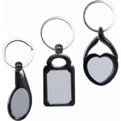 Metal key ring for sublimation blank keychain for heat transfer blank consumable materials new style 10pieces/lot free shipping