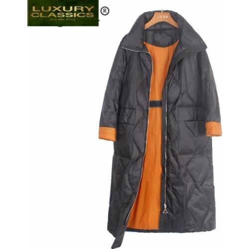 Fashion Jacket Womens Down Ultra Light Down Jackets Women Duck Down Coat Female Long Ladies Warm Winter Jackets LW1581