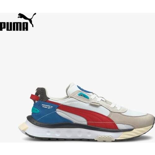 Original Puma Wild Rider Layers 'Urban Red' Unisex Men 'S Women 'S Sports Shoes 380697-01 Puma Sneaker