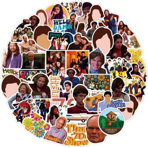 10/30/50pcs That 70s' Show TV Show Stickers DIY Skateboard Fridge Phone Guitar Laptop Bike Snowboard Motor Luggage Toy Sticker