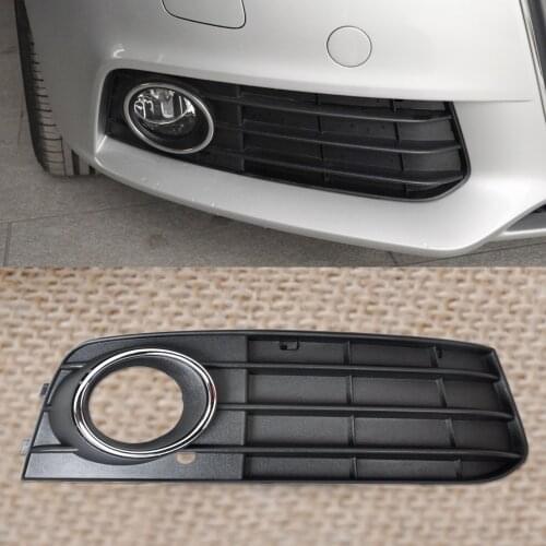 DWCX New High Quality ABS Plastic Right Bumper Fog Light Lamp Cover Grille 8K0807682A01C for Audi A4 B8 2008-2010 2011 2012