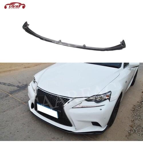 Carbon Fiber Material Front Bumper Lip Chin Spoiler for Lexus IS250 IS350 IS F Sport Sedan 4 Door 2014 2015 2016