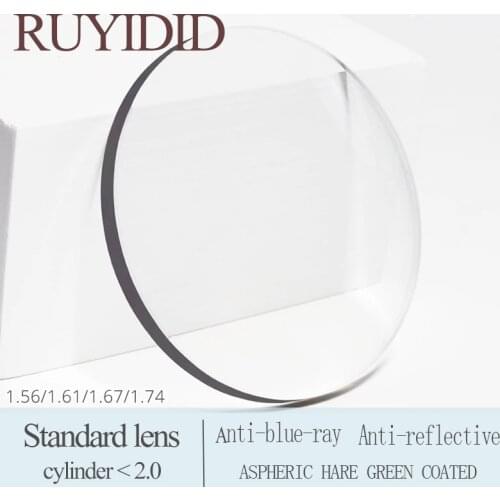 Glasses Lens 1.56 1.61 1.67 1.74 Prescription CR-39 Resin Aspheric Glasses Lenses Myopia Hyperopia Presbyopia Optical Lens