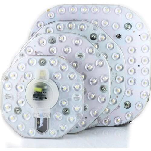 12W 18W 24W 36W Led Panel Lights 220V Ceiling optical lens module Lamp Board Magnetic installation of home lighting