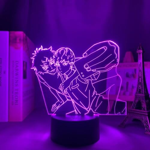 Devilman Crybaby Led Light for Room Decoration Manga Night Light Birthday Gift Kids Bedroom Decor Table 3d Lamp Anime Devilman