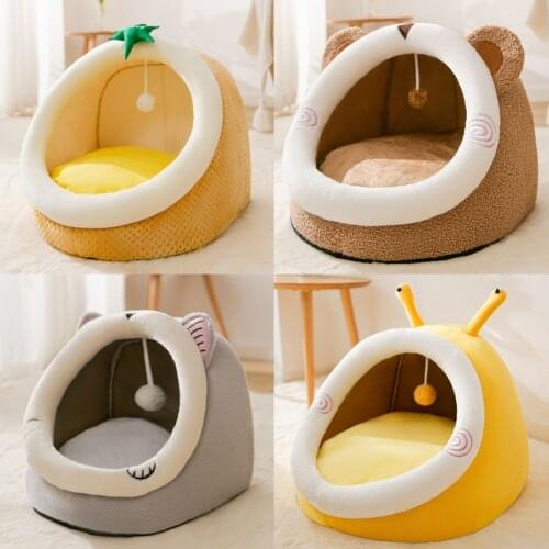 Warm Cat Bed House Kennel Dog Bed Puppy Bed Cats Bed Dog House Cushion Sofa Bed Cat House Pet Bed Dog Tent Cama Para Cachorro