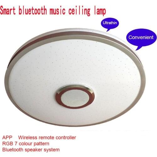 Smart Bluetooth speaker music ceiling lamp Connected Audio 24W/36W/60W freeshipping