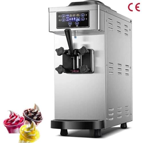 High Quality Soft Serve Ice Cream Machine Electric LCD Panel Ice Cream Makers Stainless Steel Ice Cream Vending Machine