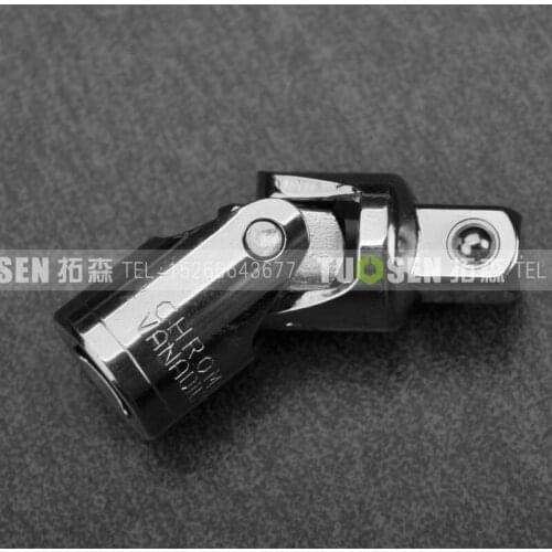 Mirror 1/2 Inch Universal Joint 12.5mm Socket Head Steering Knuckle Joint Hardware Tool