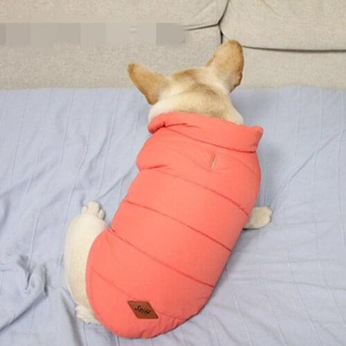 [MPK Dog Vest] Pet Dog Winter Wear, French Bulldog Clothes, Thick Cotton Padding Vest, 5 Colors Available