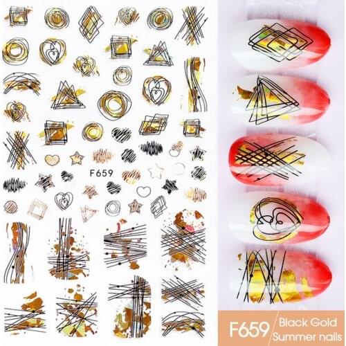 1 Sheet Nail Sticker Flower Leaves Slider Transfer Nail Stickers for Manicur Nail Art DIY Transfer Sticker Nail Art Decoration