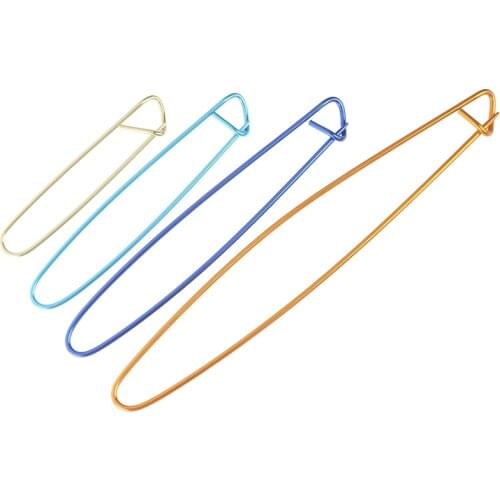 1Pcs Aluminum Steel Knit Holders Knitting Needles Markers Craft Crochet Hook Locking Stitch Seam DIY Sewing Accessories