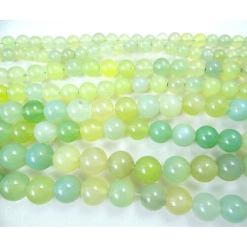 4.6.8.10.12MM Wholesale Natural stone Jewelry Making loose GEM beads strand 15" L38