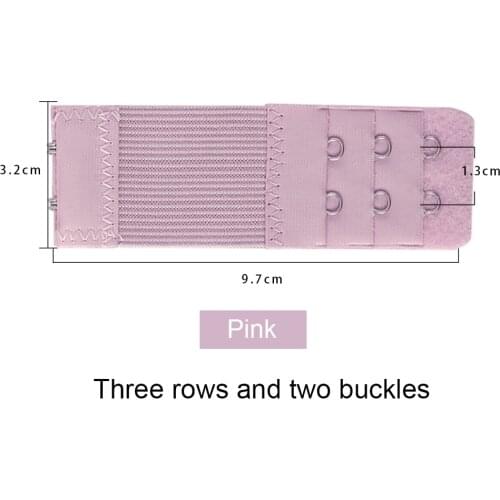 3 Row 2/3/4 Hook Bra Extender Extension Bra Strap Strapless Underwear Extended Buckles AUG889