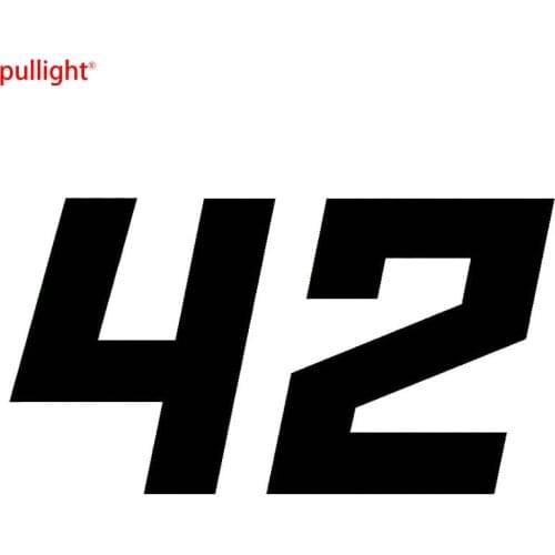 Car Covers Race Number 42 Racing Car Motocross Fashion Car Body Car Styling Stickers Vinyl Decal