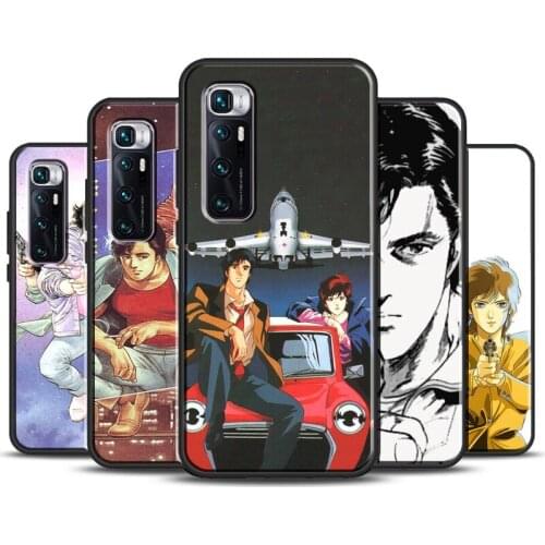 City Hunter Comic Case For Xiaomi Mi Note 10 Lite Mi 9T 10T Pro Mi 11 Ultra Cover For POCO X3 Pro F3 M3 Pro