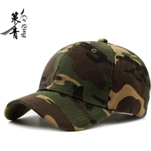 Spring Autumn Mountaineering Outdoor Sunscreen Camouflage Hat Cap Women Men Baseball Golf Ball Sport Caps