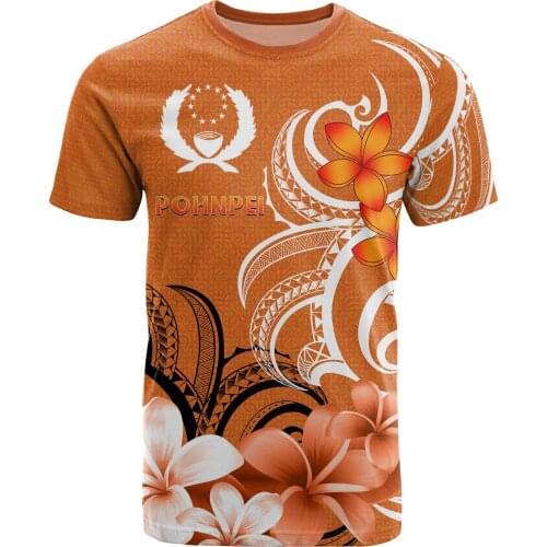 PLstar Cosmos Pohnpei Polynesian Culture Tribe Island Retro Tattoo 3DPrint Men/Women Summer Streetwear Short Sleeve T-Shirts A-4