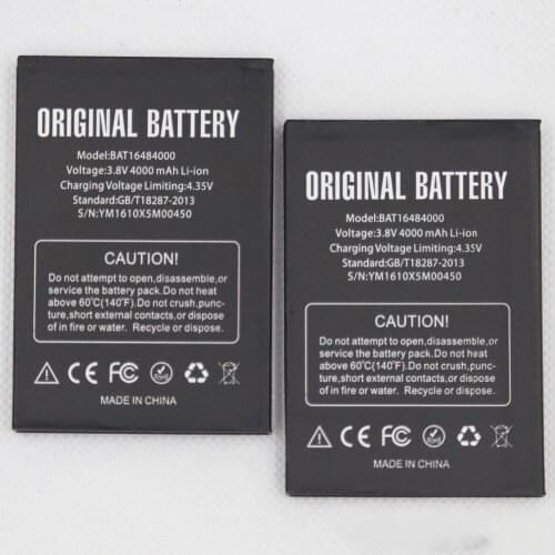 ISUNOO 5pcs/lot 4000mAh BAT16484000 Replacement Battery For DOOGEE X5 MAX X5MAX Pro Mobile Phone Internal Battery