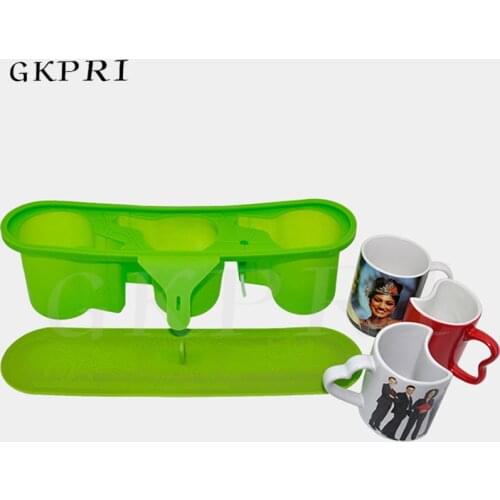 Quality printer 3D Sublimation 11OZ Silicone Mug Clamps mould Mug Wrap (without mugs) Silicone Rubber For Irregular printer tool