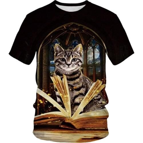 Hot Sell 3D printed Animal fox Cat Women T shirts Summer Girls High Quality Cute color Casual short Sleeves Female Male T