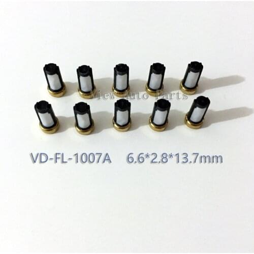 10pcs For Ford Car Fuel Injector Micro Filter ASNU04C Fuel Injector Repair Kits 6.6*2.8*13.7mm VD-FL-1007A